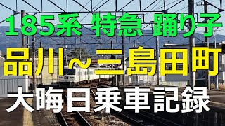 【ラストラン】185系「踊り子」年末大晦日に乗車。品川駅⇒三島田町駅