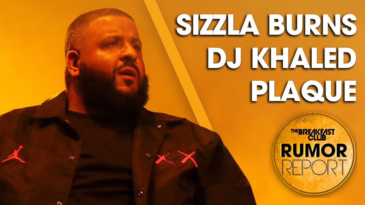 Sizzla Burns Plaques From DJ Khaled Because His Name Was Too Small +More