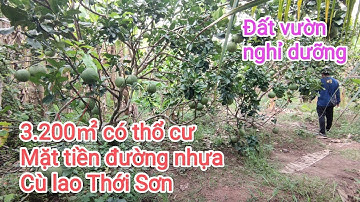 Tập 607. Bán 3.200㎡ đất vườn mặt tiền nhựa , phường Thới Sơn - Mỹ Tho. Gần cầu Rạch Miễu 2. 