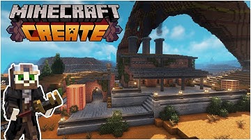 Building a STEAM POWER Station Minecraft Create Mod!