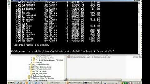 Chapter 2(8) - DB2 Command Line Processor