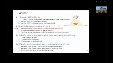 ICASSP2022 Tutorial Chapter2: EBMs for language modeling