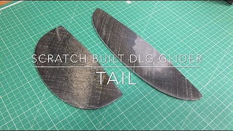 Scratch built DLG glider -Tail-