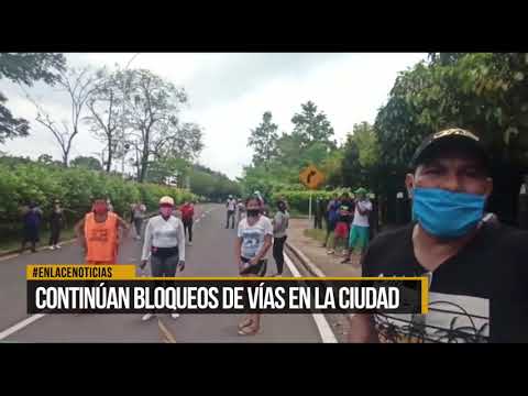 Continúan bloqueos en las vías de acceso a Barrancabermeja