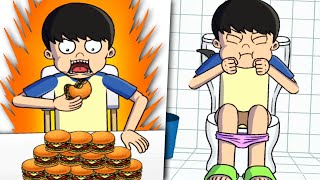 This Eating Simulator is TOO Realistic 😂 (Food Fighter)