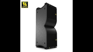 How to produce  SANWAY audio K3 dual 12 inch line array speaker