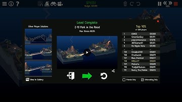 Poly Bridge 2 2-10: Fork in the Road