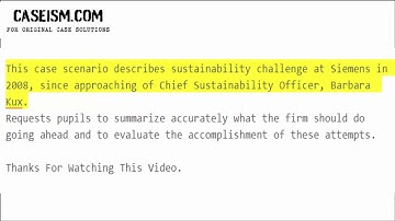 Sustainability at Millipore Case Study Help - Caseism.com