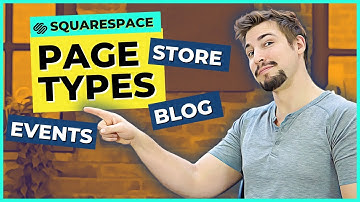 Squarespace Page Types Introduction | Blog, Folder, Events, Store, Link, & Portfolio Pages Explained