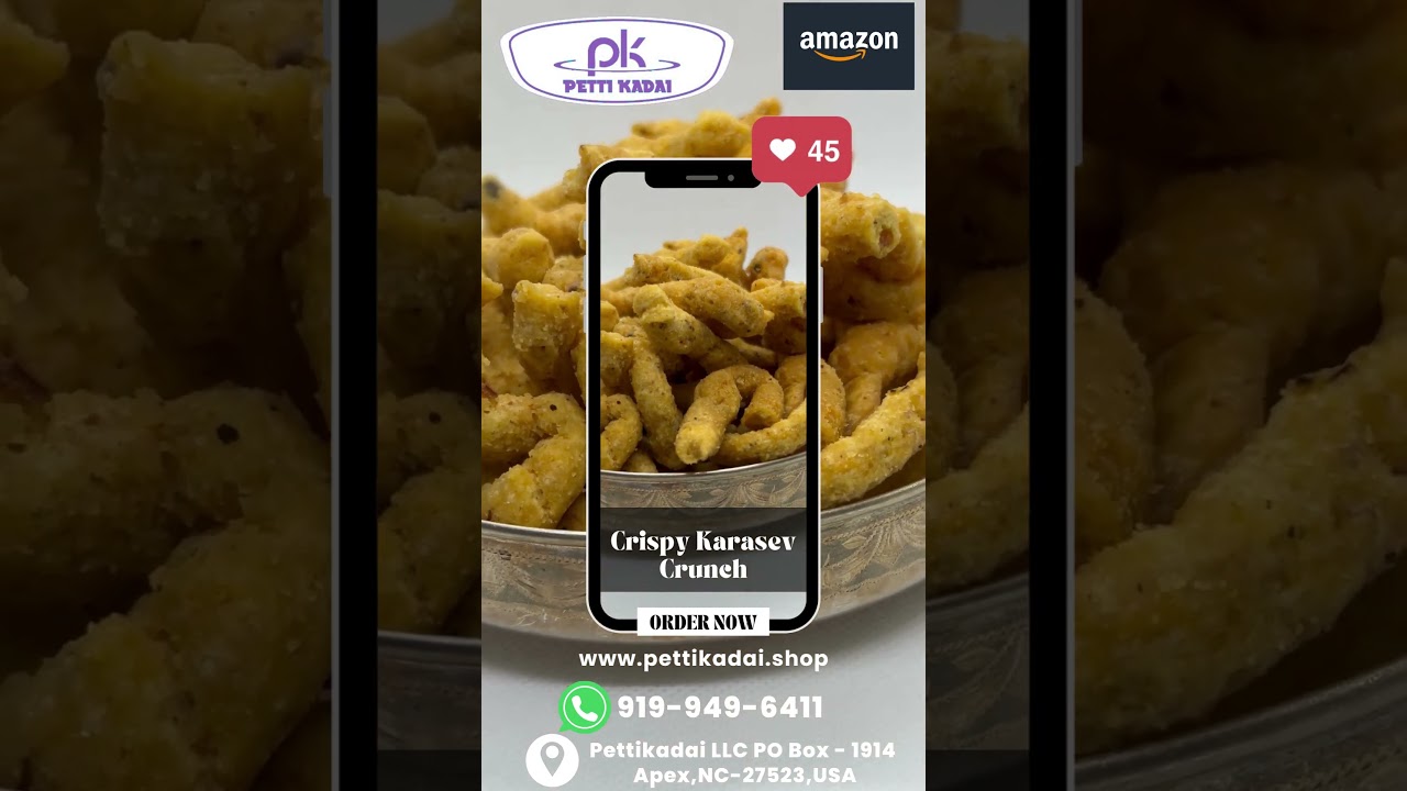 Spice up your snack time with Karasev! Crispy, flavorful, and now available on Amazon.  