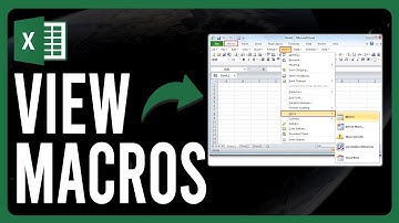 How to View Excel Macros (How to Open Macros in Excel)