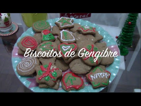 RECEITA! BISCOITO DE GENGIBRE