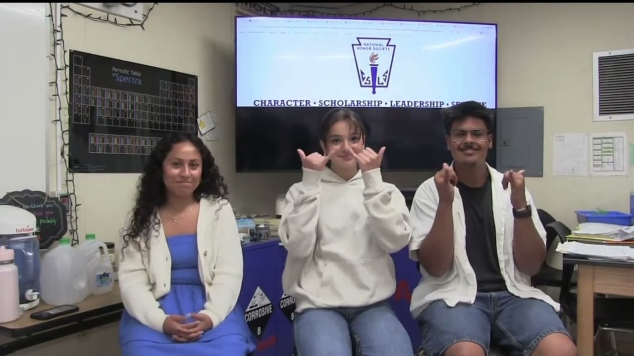 Video preview image of Club Spotlight - NHS; click to visit the ParentSquare post with the video