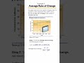 Average Rate of Change Made Easy 🧠📈 | Learn How to Find it from Tables, Graphs & Equations! Example2