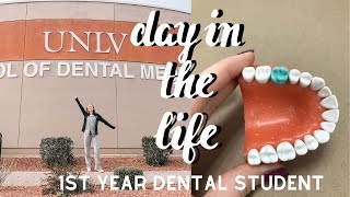 Day in the Life of a 1st Year Dental Student | Waxing and loupes!