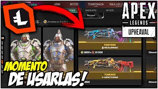 ¡Hora de usar tus FICHAS DE LEYENDA en la nueva tienda! Skins gratis ¡Y mas! | Apex Legends UPHEAVAL