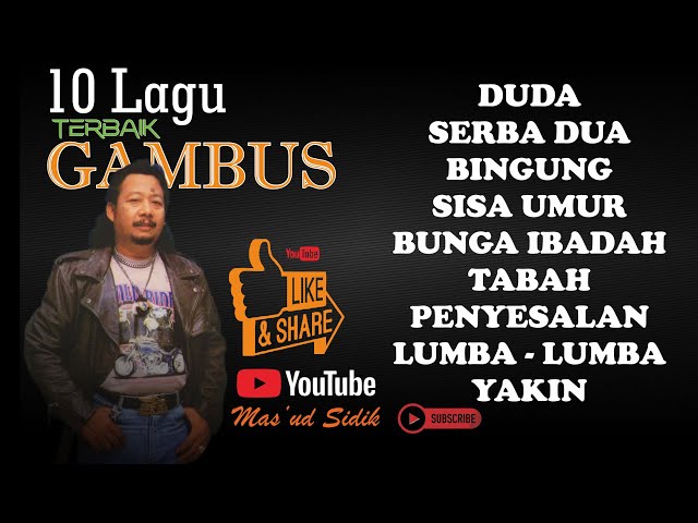 FULL LAGU GAMBUS MAS'UD SIDIK DAN LAGU GAMBUS QOASIDAH 80 an   #MAS'UD SIDIK class=