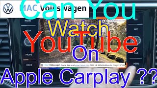 Apple CarPlay Volkswagen How To. Multimedia. 2023, 2022 Can You Watch YouTube. screenshot 2