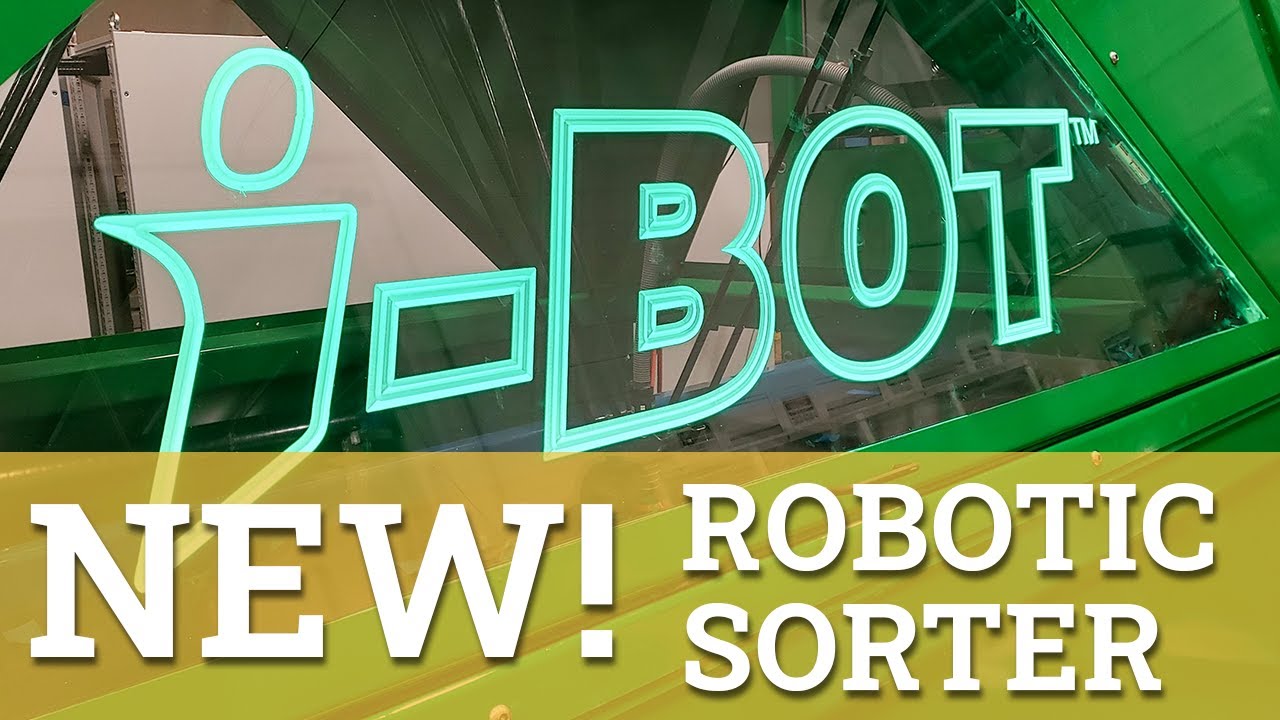 NEW i-BOT Robotic Sorter - Green Machine - YouTube