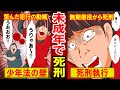 【死刑判決】未成年だからって死刑にならないとは限らない?少年法に守られた凶悪犯罪者に訪れた容赦なき結末。(マンガ動画)
