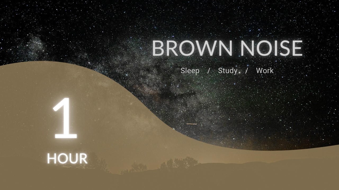 1 Hour | Brown Noise for Deep Focus and Healing - YouTube