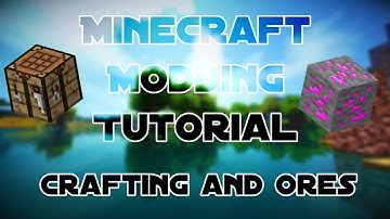 Create Minecraft Mods WITHOUT CODING!! - EP2 - Crafting and Ore Generation | MCreator Tutorial