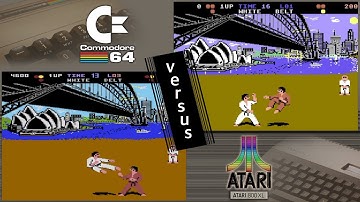 C64 vs. Atari 800XL - 8 games from 1986