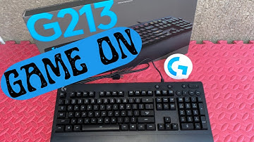 Unboxing of LOGITECH G213 PRODIGY RGB Gaming Keyboard