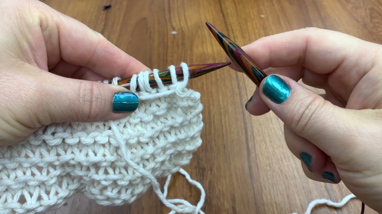 TexSci Knit Sampler Project. Section 2 Purl