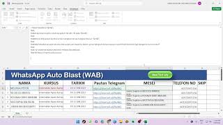 TEMPLATE WHATSAPP AUTO BLAST READY TO DOWNLOAD (TEXT ONLY) screenshot 1