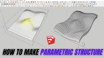 How to make parametric structure in sketchup