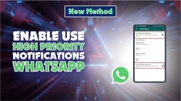 How to Enable Use High Priority Notifications on WhatsApp  | Skill Wave