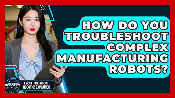 How Do You Troubleshoot Complex Manufacturing Robots? - Everything About Robotics Explained