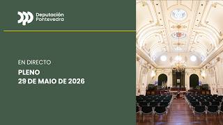 📡 Pleno ordinario do 29 de maio de 2026