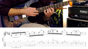 PENTATONIC TAPPING + STRING SKIPPING - Licks & Techniques #3 - GUITAR LESSON | RICCARDO GIOGGI