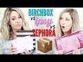 UNBOXING - Birchbox Vs Ipsy Vs Sephora 2019