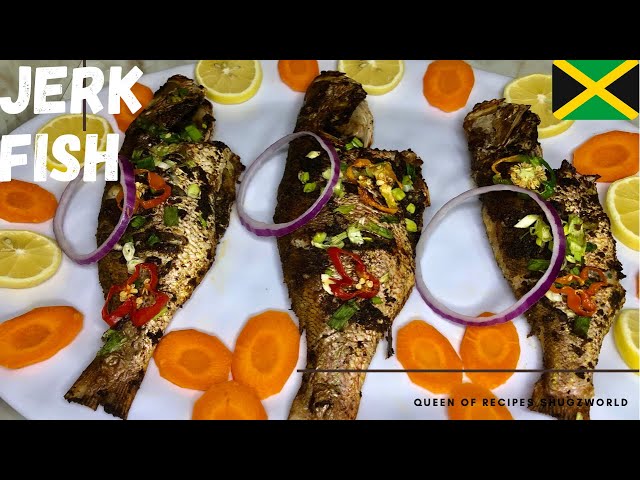 Jerk Fish - for Jamaican week!