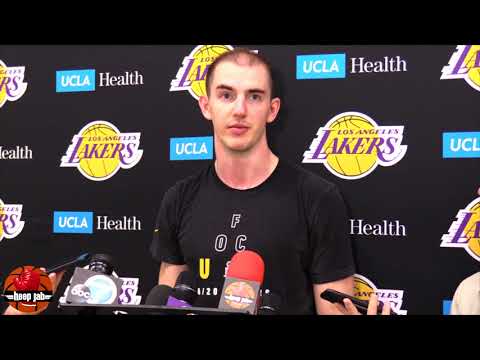 Alex Caruso Reacts To The Lakers Cutting DeMarcus Cousins HoopJab NBA