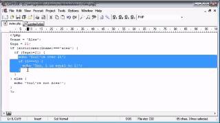 Beginner PHP Tutorial   8   Indentation