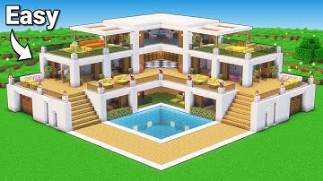 Minecraft: ULTIMATE Modern House Tutorial