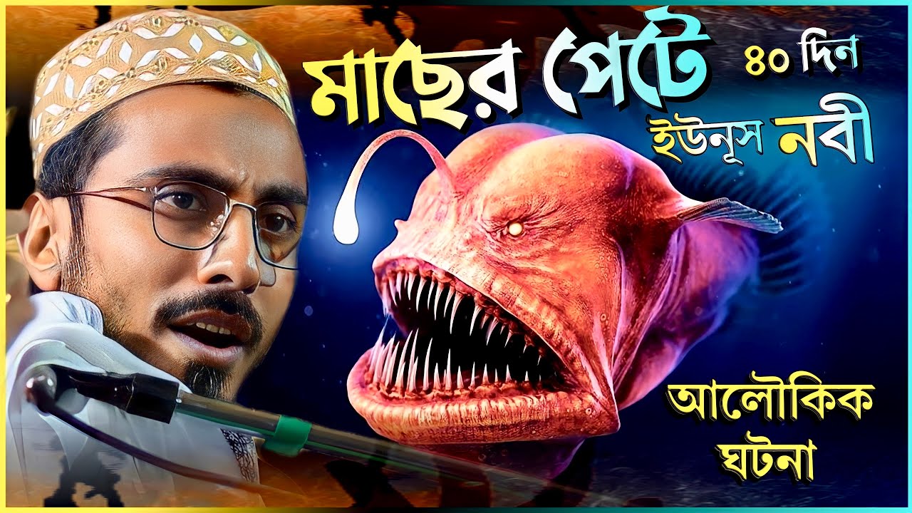 মাছের পেটে ইউনুস নবী অলৌকিক┇পীরজাদা মাহফুজুল্লা হোসাইনী┇Mahafujulla waz┇mahfujullah hussaini waz