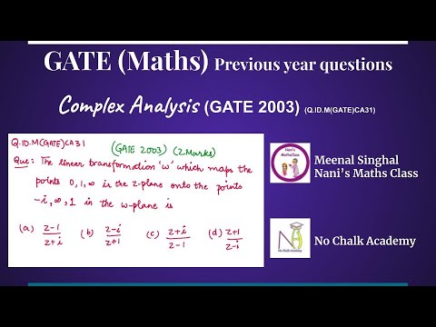 Complex Analysis, GATE