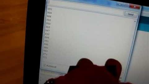 Testing sensor read out on Arduino Serial Monitor
