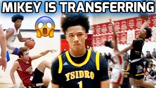 Mikey Williams Is TRANSFERRING! Best Plays \& Moments From San Ysidro 🔥