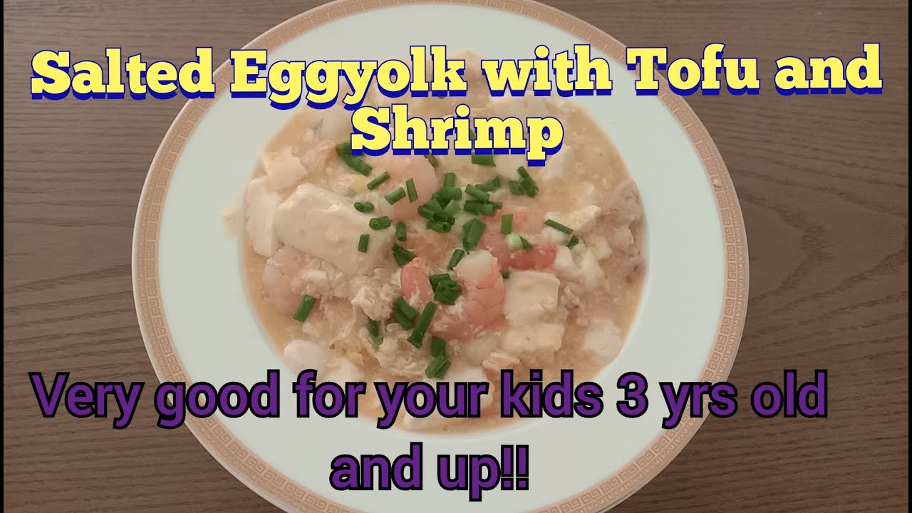 How to cook Salted egg yolk with tofu and shrimp Panlasang pinoy Simple and Easy Recipe
