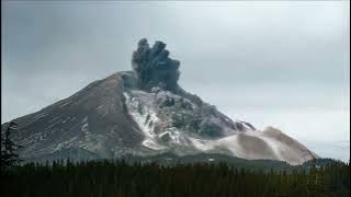 Mt. St. Helens: The Gary Rosenquist, AI interpolated landslide and eruption sequence. 1080pHD update