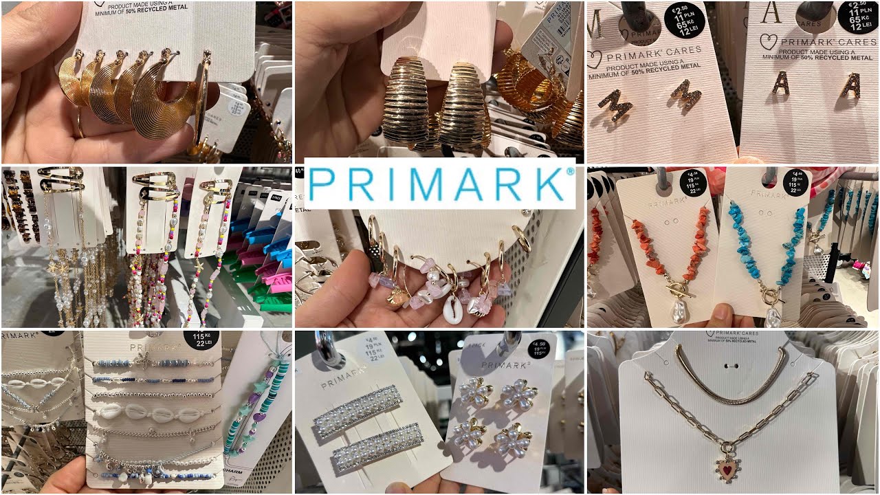 Primark jewellery and hair accessories new collection May 2023 - YouTube