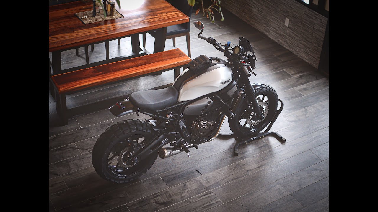 Why the Yamaha XSR700 is the best neo-retro bike to turn into a scrambler.  (with part links)