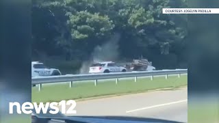Exclusive: Police say stolen landscaping truck in hit-and-run was involved in police chase | News 12