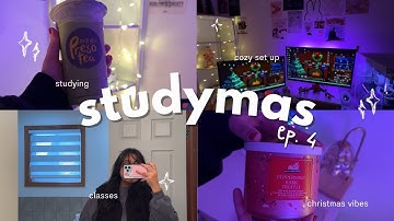 STUDYMAS DAY 1 | uni diaries, classes, studying, vlogmas, & more